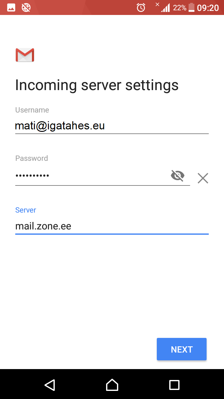 Setting Up An E Mail In Android Help Zone Eu