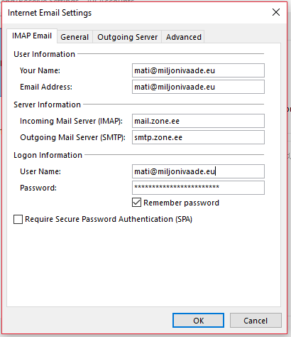 How To Change Smtp Server Help Zone Eu